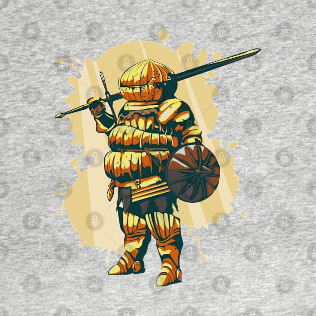 Clean golden Onionknight by RarieDash